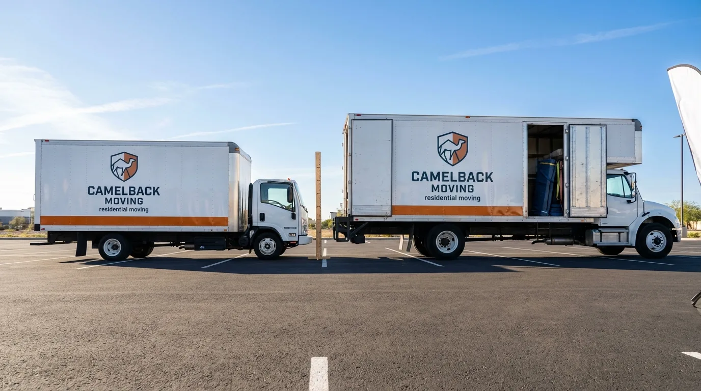 Moving truck size capacity guide in New Berlinville